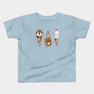 Ice Cream Addict Kids T-Shirt